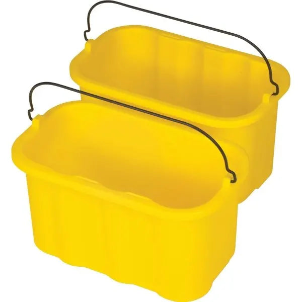 Rubbermaid Commercial Yellow 10 Quart Sanitizing Caddy (6-Pack)
