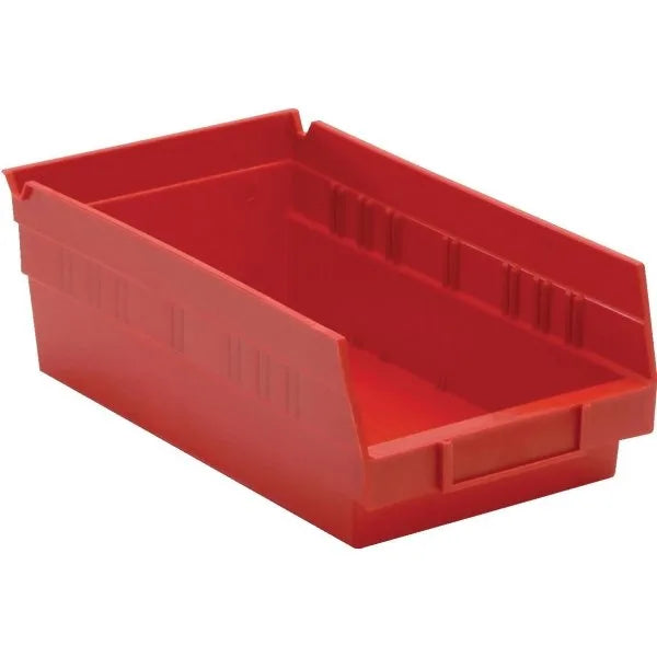 Quantum Storage Systems® Red 11-5/8 X 6-5/8 X 4 In Economy Shelf Bin Package Of 30