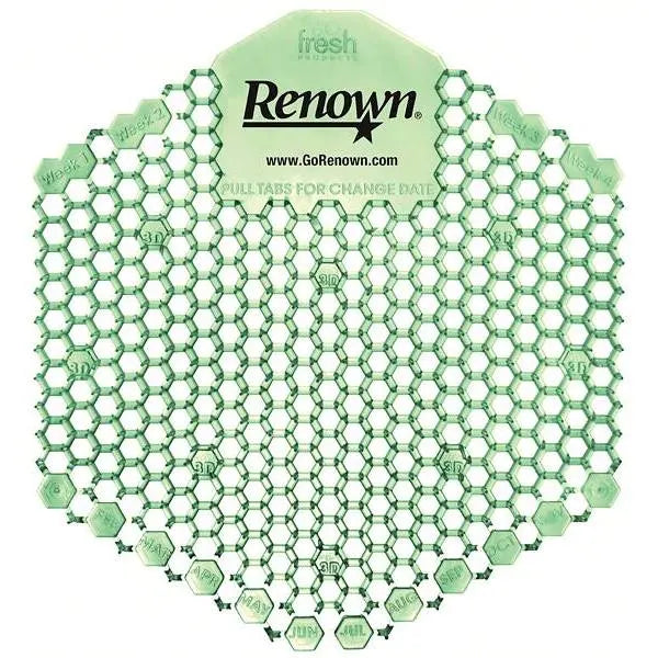 Renown Wave 3d Cucumber Melon Urinal Screen (10-Pack)