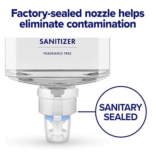 PURELL Advanced Hand Sanitizer Foam, Clean Scent, 1200 mL Refill for PURELL ES8 Automatic Hand Sanitizer Dispenser (Pack of 2) - 7753-02