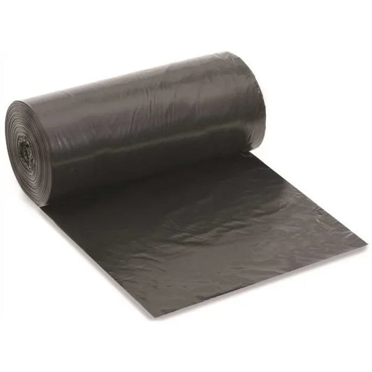 Renown Can Liner, 10 Gal., .3 Mil, Low-Density, Black, 24" X 23", 1000/Case