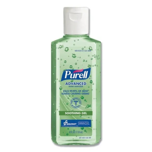 Skilcraft Purell Gel Hand Sanitizer With Aloe 4 Oz Bottle