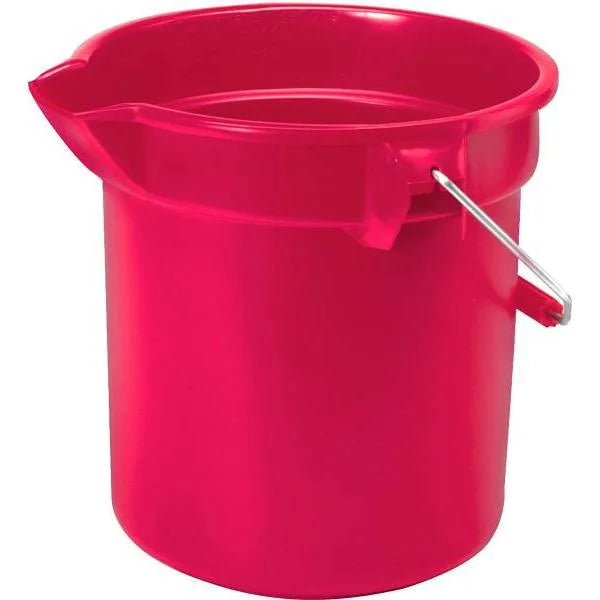Rubbermaid Commercial Brute 10 Qt. Round Bucket (Red)