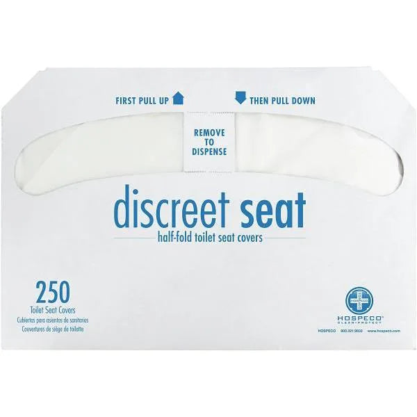 Hospeco White Half-Fold Toilet Seat Covers (20-Case)