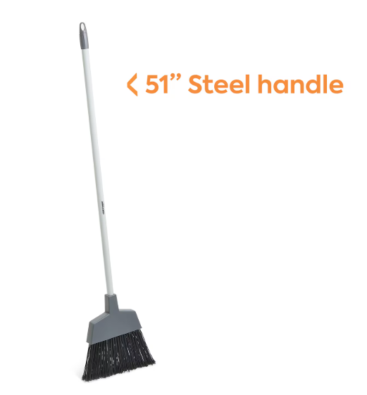 Coastwide Professional 8" Angled Broom, Gray