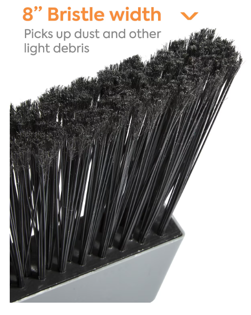 Coastwide Professional 8" Angled Broom, Gray