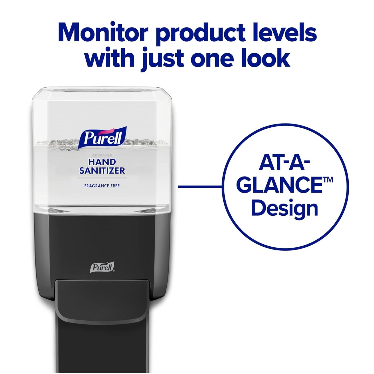 PURELL ES4 Manual Hand Sanitizer Dispenser, Graphite, Compatible with 1200 mL PURELL ES4 Hand Sanitizer Refills (Pack of 1) - 5024-01