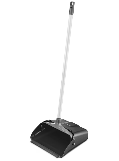 Coastwide Professional™ Heavy Duty 29.4" Plastic Upright Dustpans, Black