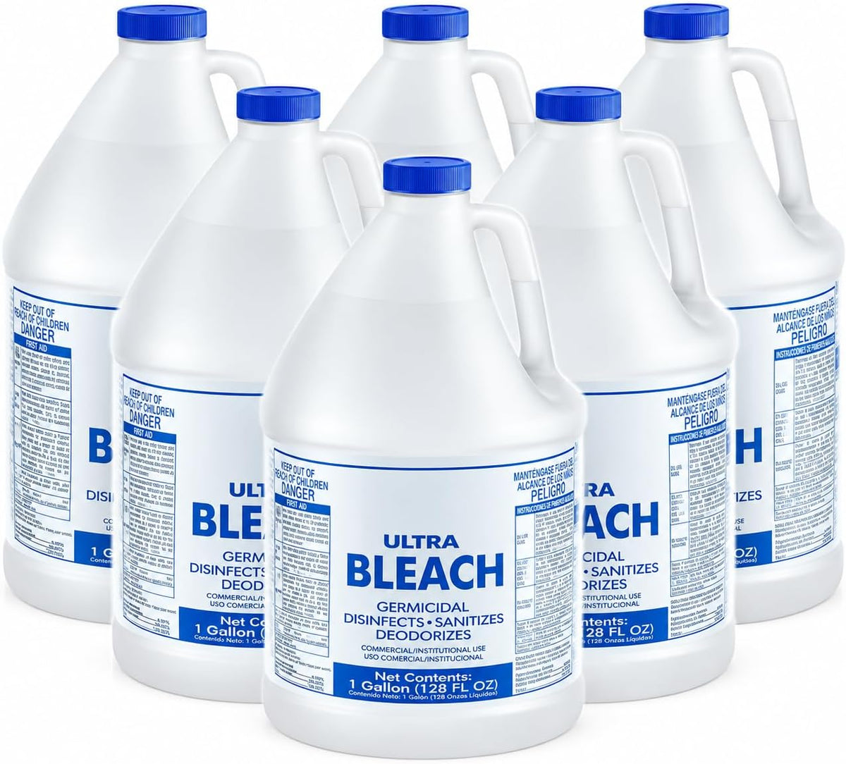 Bleach 1 gallon - 6 pack