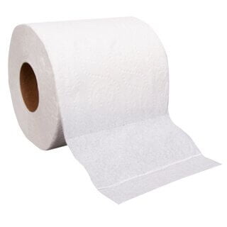 2-Ply White Small Core Bath Tissue Toilet Paper - Pack of 36, 1000 Sheets