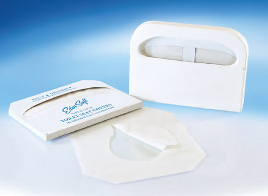 1-Ply, Universal Toilet Seat Covers, 20 packs of 250, White